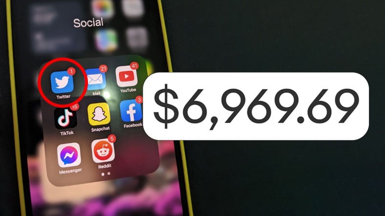 “Eski Twitter Uygulaması ve Logosuna Sahip” iPhone’lar, Binlerce Dolara İnternette Satışa Çıktı