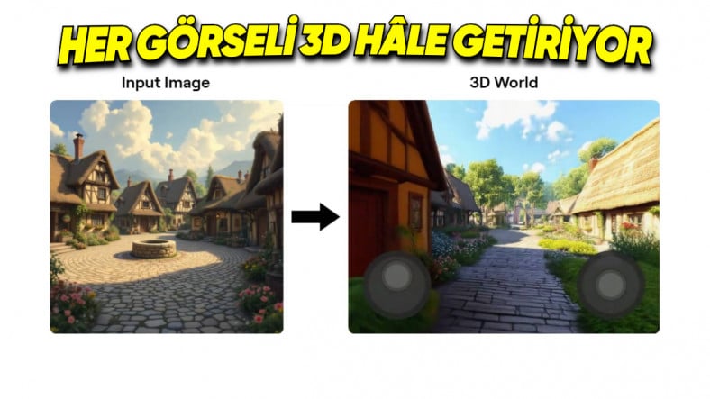 Resimlerdeki Mekanları İçinde Gezebileceğiniz 3D Modellere Dönüştüren Yapay Zeka Aracı Duyuruldu [Video]